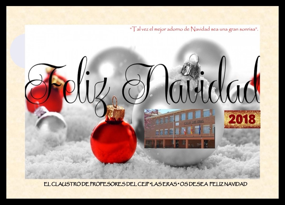 FELICITACIÓN NAVIDAD 2018 FELICITACIÓN NAVIDAD 2018